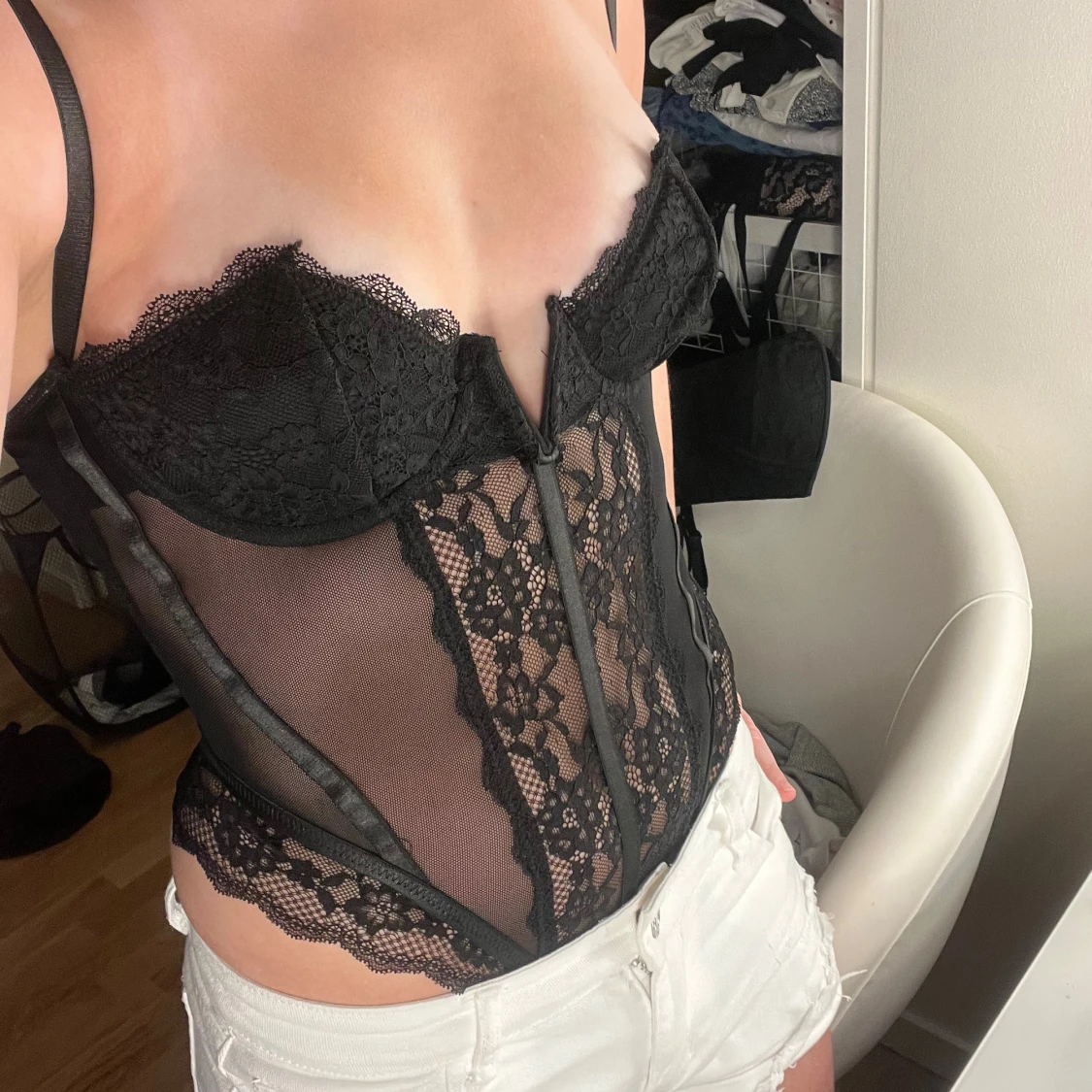 Bodysuits spets svart - 2