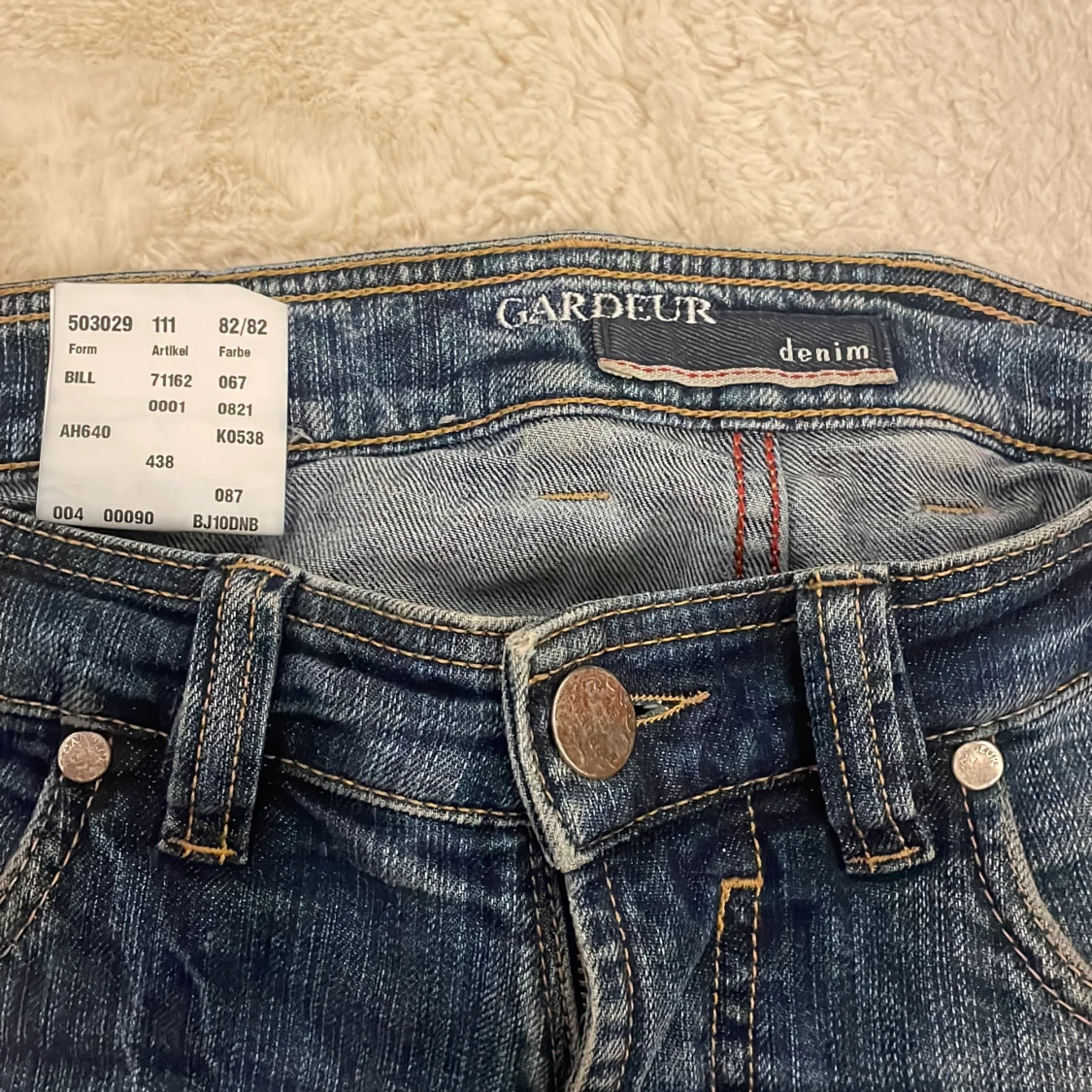 Blå jeans från Gardeur denim - 1