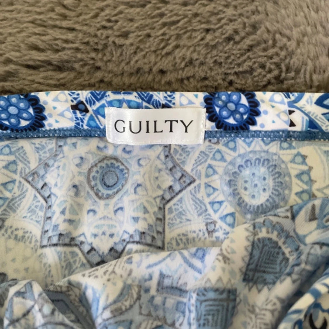 Mönstrad tubtopp - 1