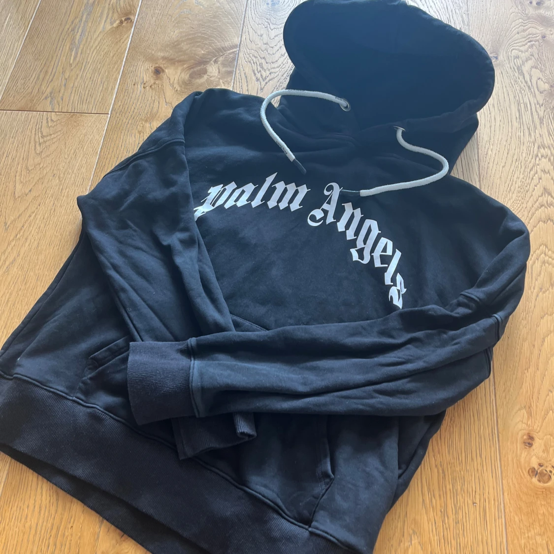 Svart Palm Angels hoodie med tryck - 2