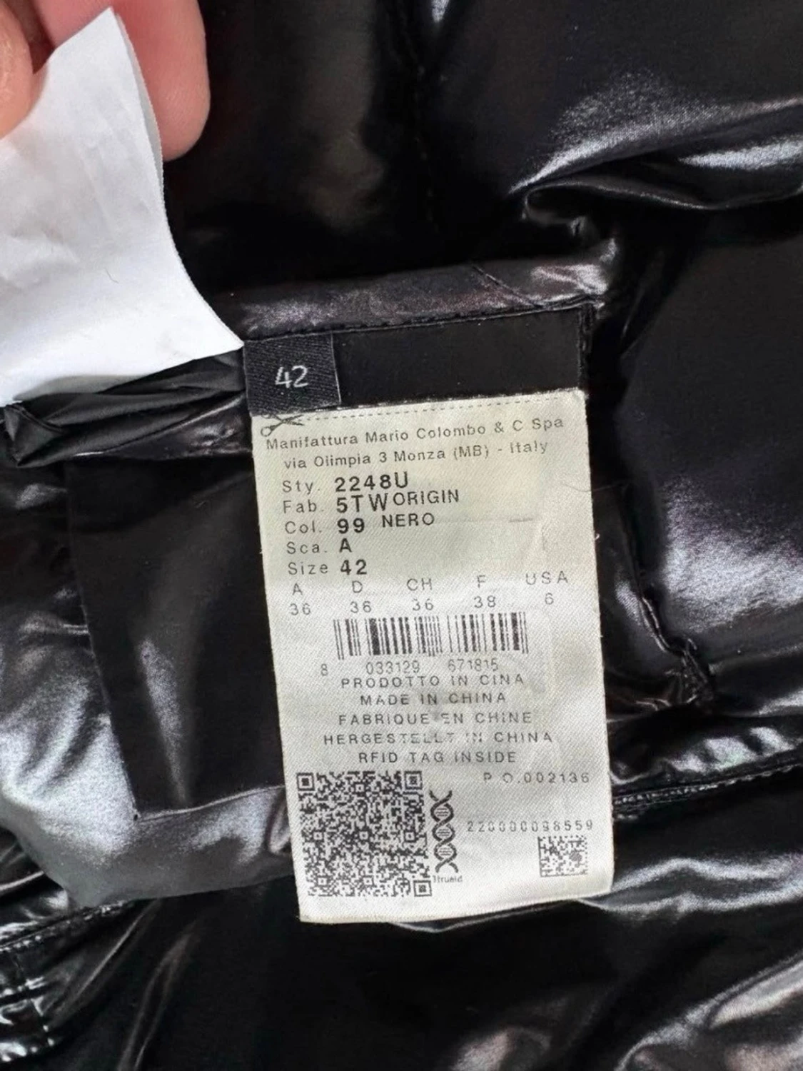 Svart pufferjacka från Colmar - 4