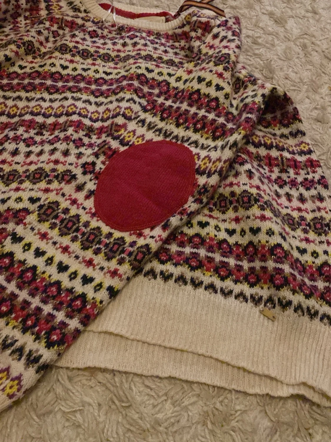 Söt stickad mäster tröja - 2