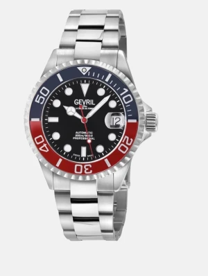 Ingen väst på bilderna - Bilderna visar en klocka från Gevril. En fin märkes klocka som bringar lyx till vardagen. Modell namnet e wall street. Tillverkans artikelnummer är 4769B. Etui ingår i leveransen. Urverket är även automatiskt. Om du har några frågor eller prisförslag så tveka inte med o fråga.