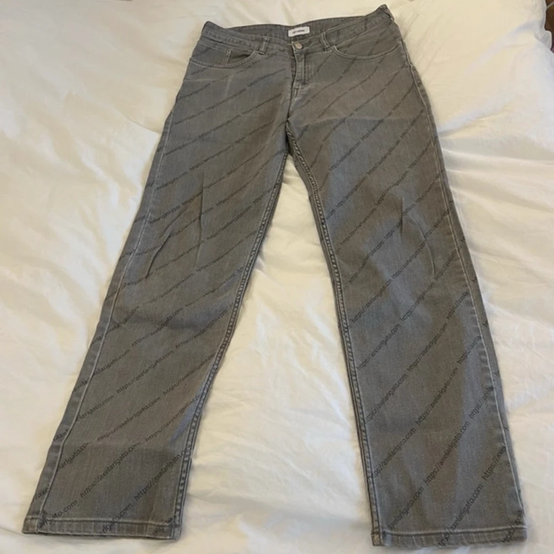 Axel Arigato https print grå jeans - 1