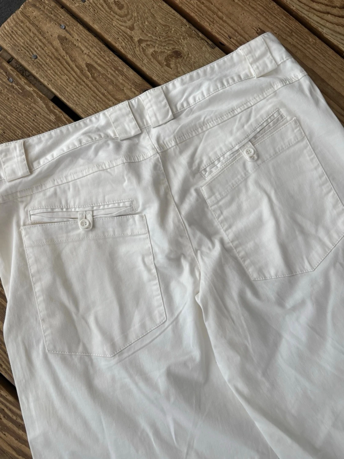 Vita shorts från Vila med dragkedja - 4