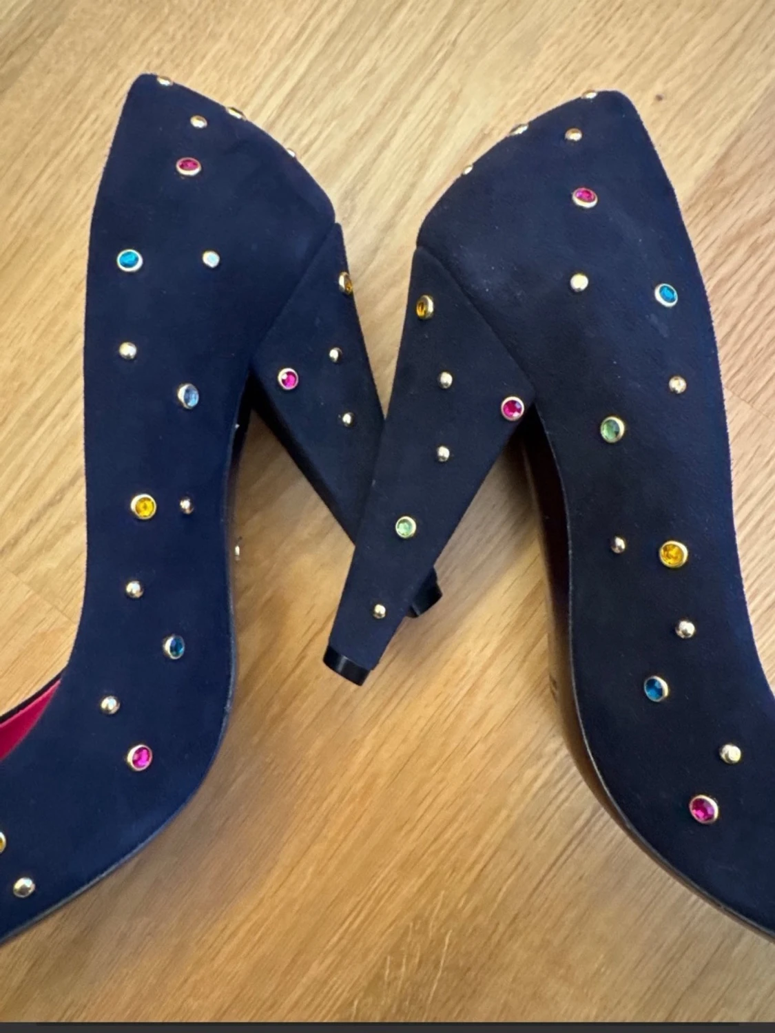 Mulberry Pumps, Navy, suede, 38  - 5