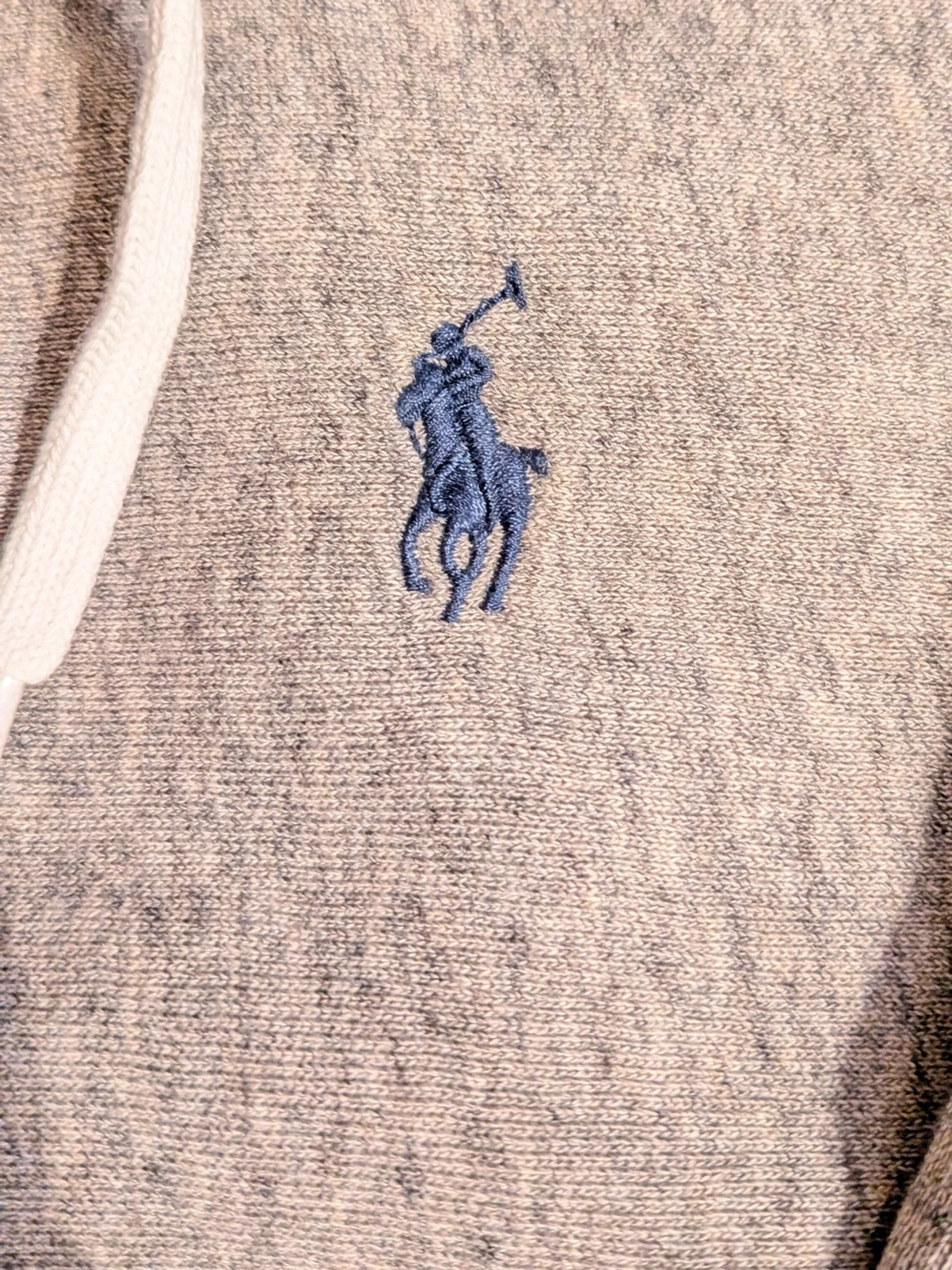 Grå zip hoodie från Polo Ralph Lauren - 2