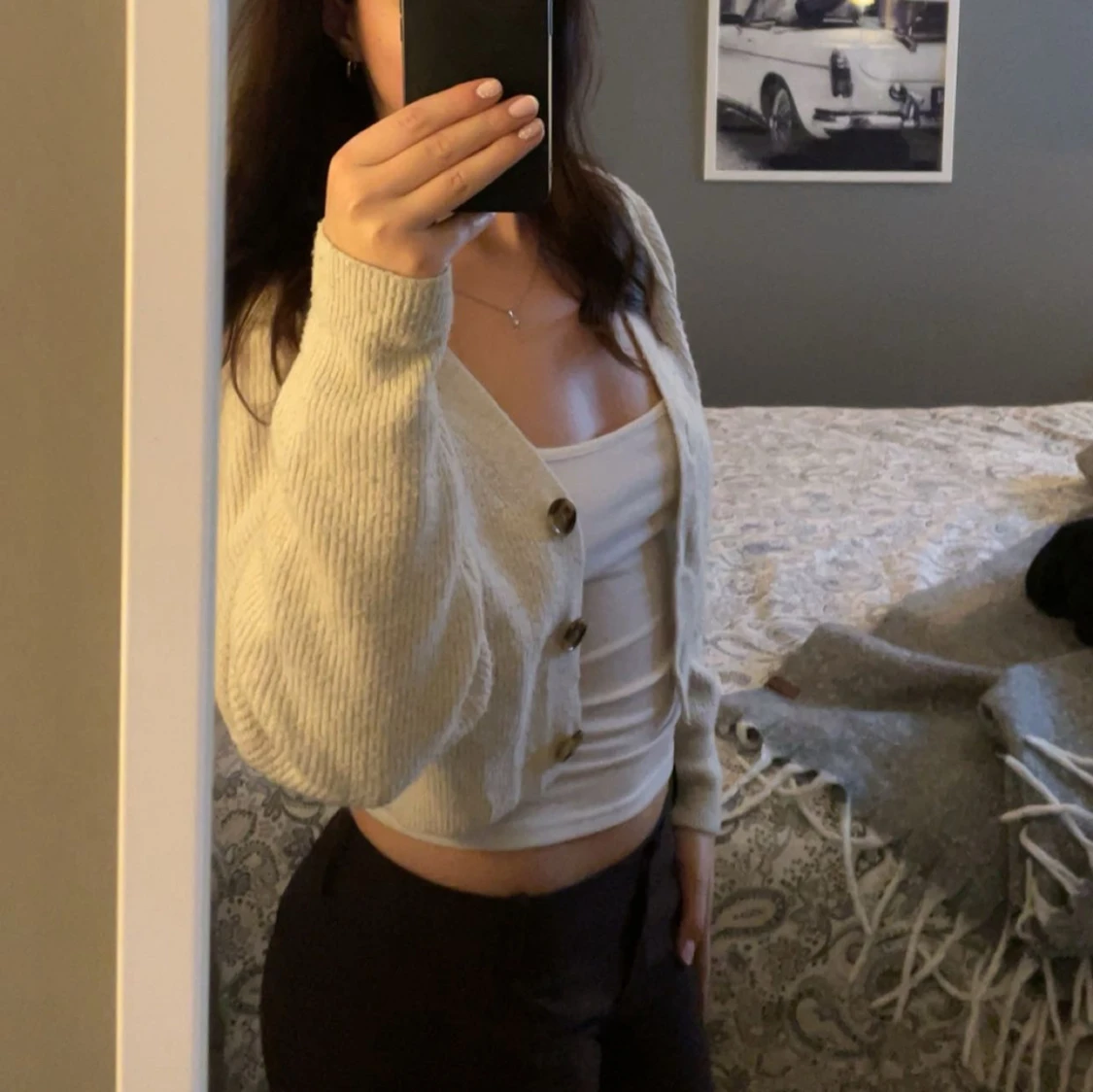 Vit  kofta från H&M - 1