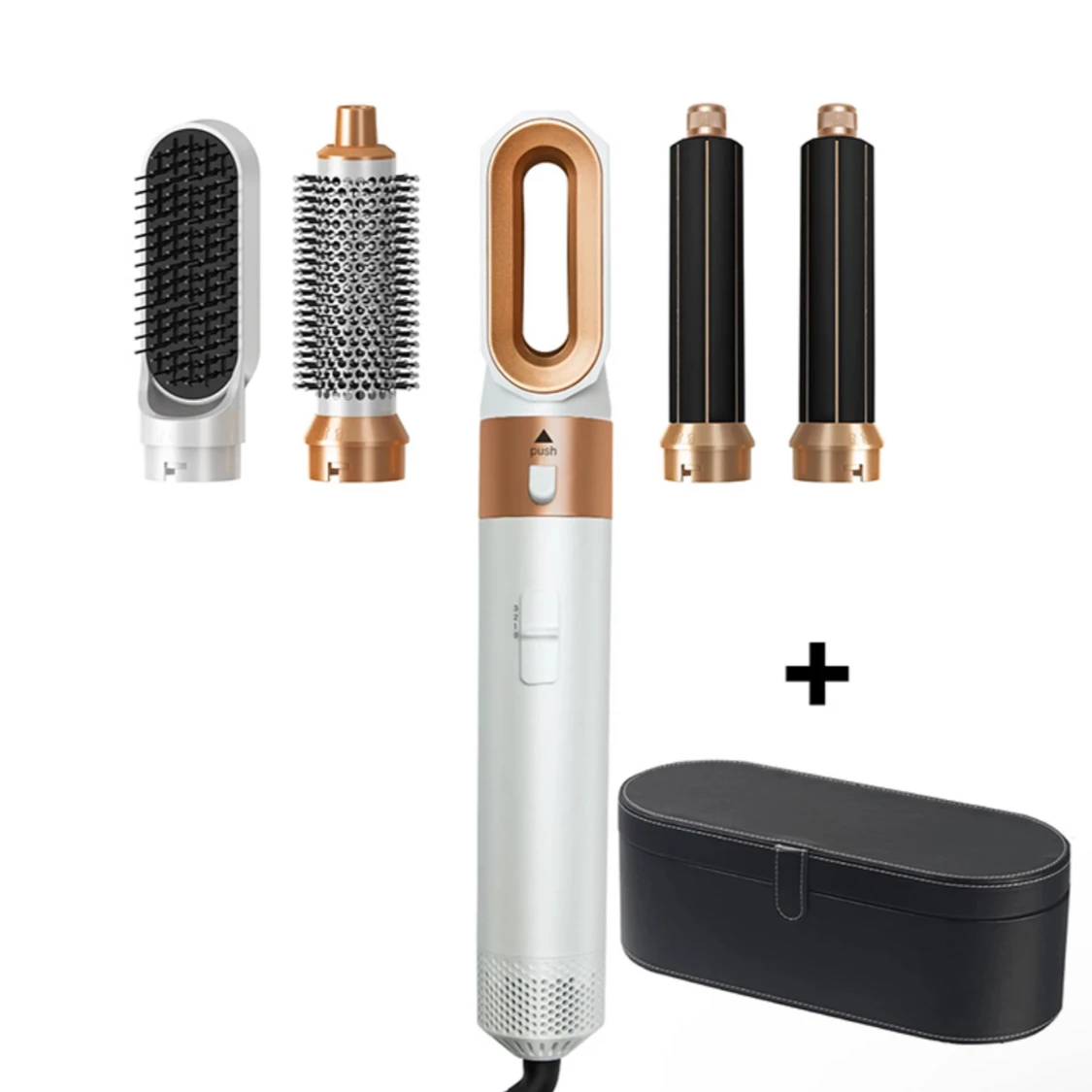 Multifunktionell hårstyler med tillbehör