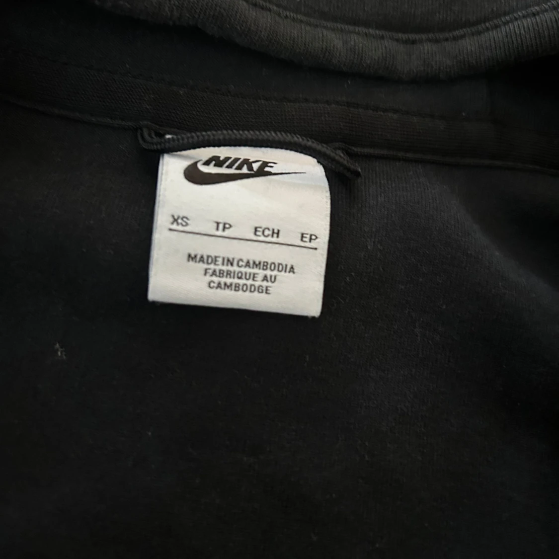 Nike hoodiejacka svart/grå XS - 3