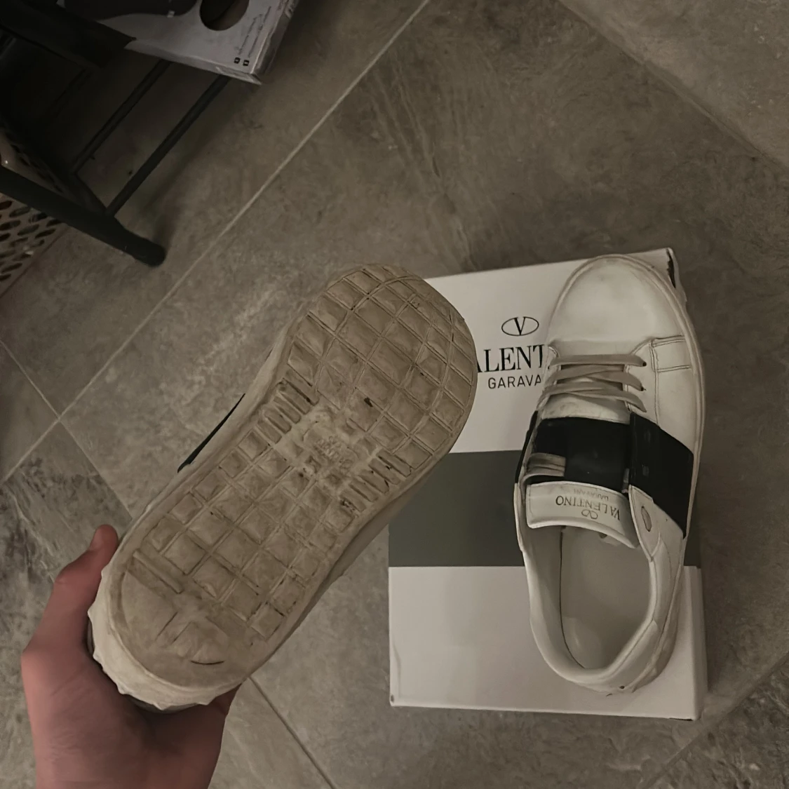 Valentino Garavani Open sneakers vit/svart - 2