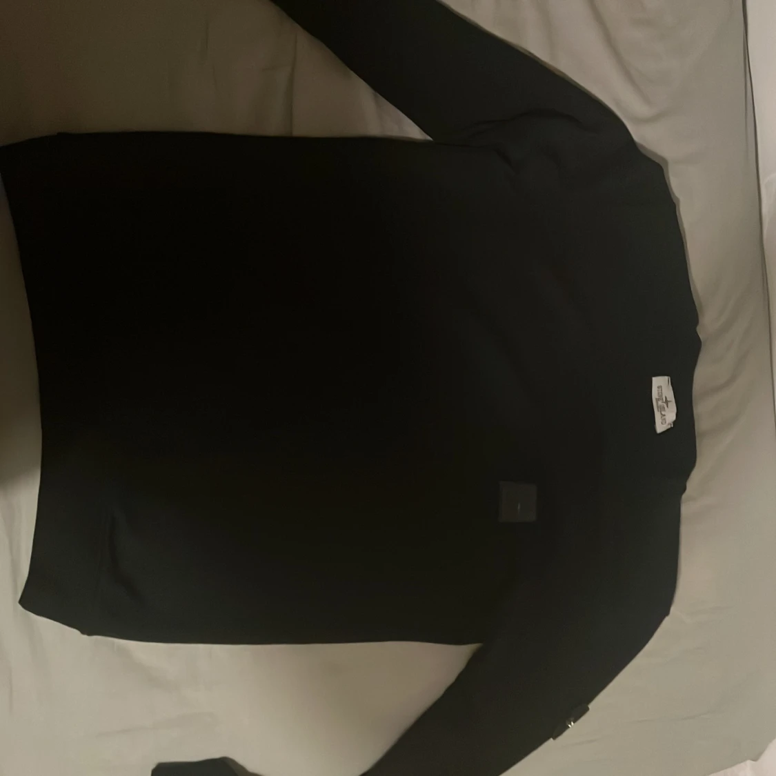 Svart långärmad tröja Stone Island