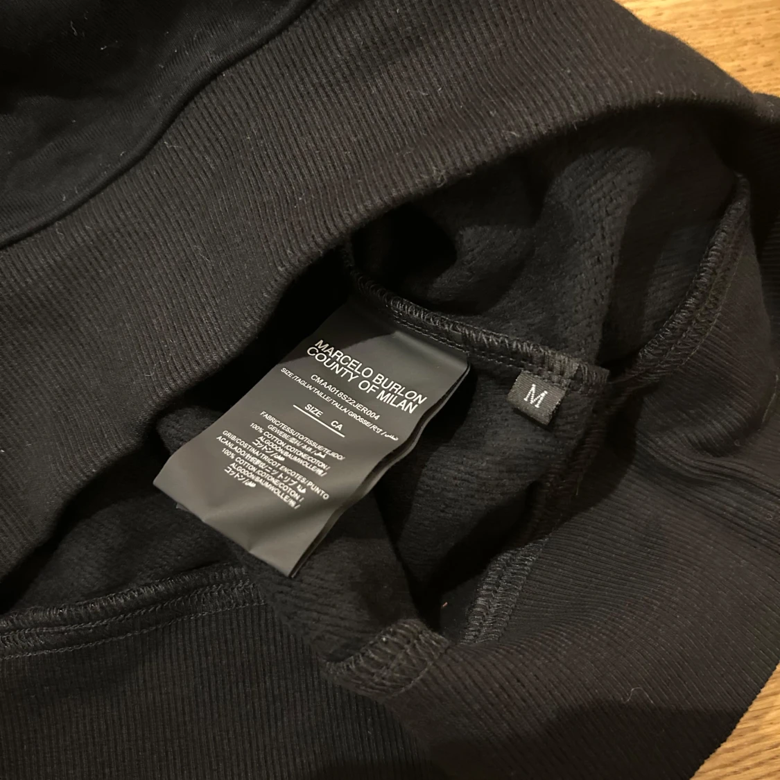 Marcelo Burlon svart hoodie med vingar - 3