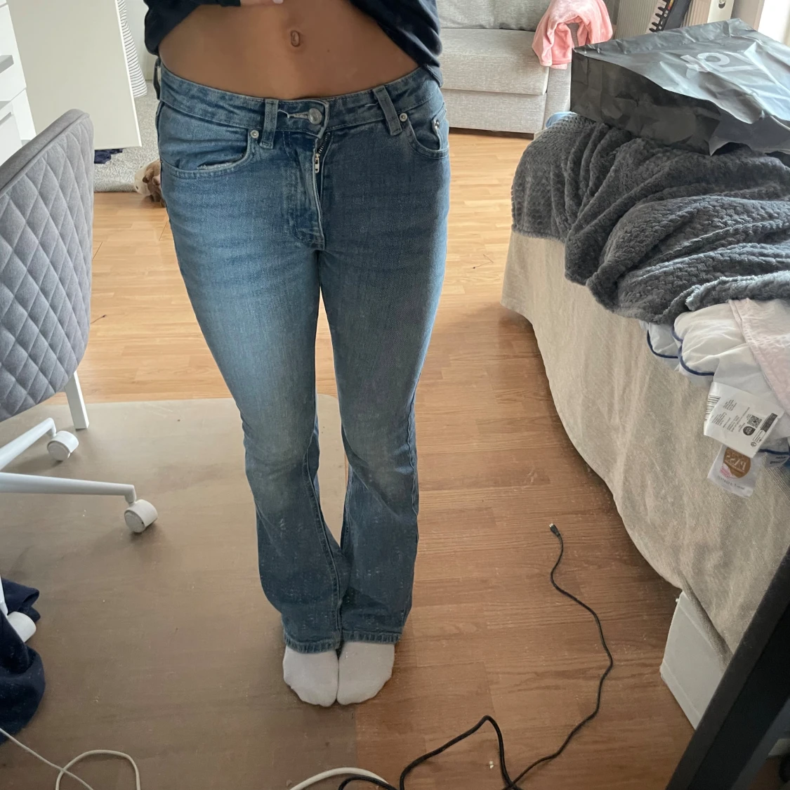 Bootcut ljusblå jeans från Levi's - 1