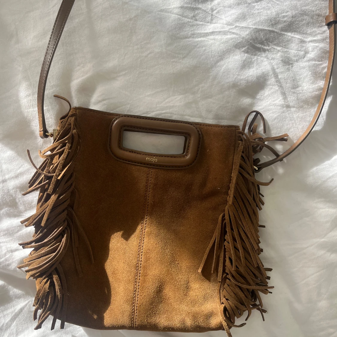 Brun mocka väska från Maje