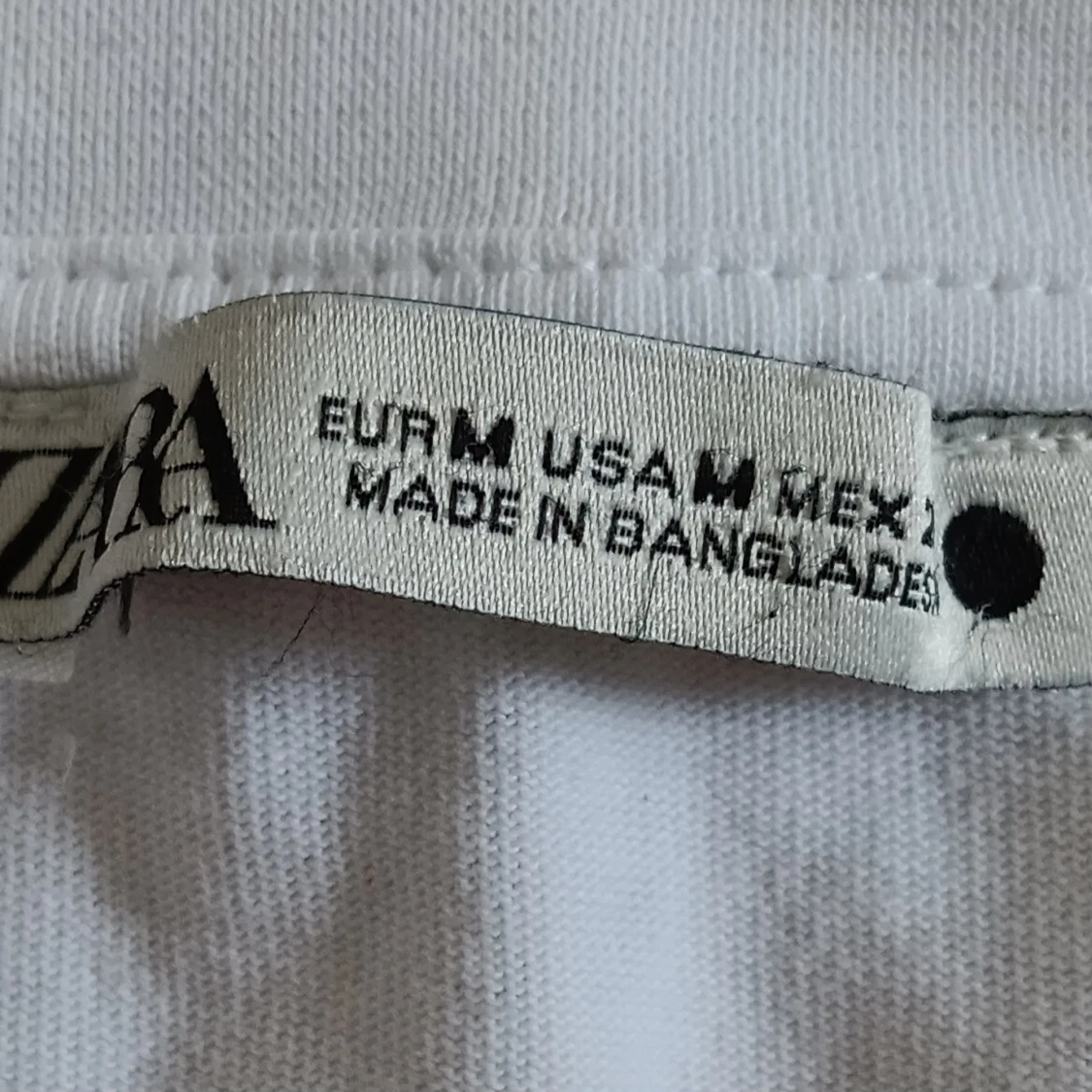 Vit t-shirt från zara - 2