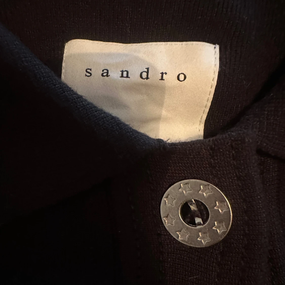 Svart overshirt från Sandro med tryck - 4