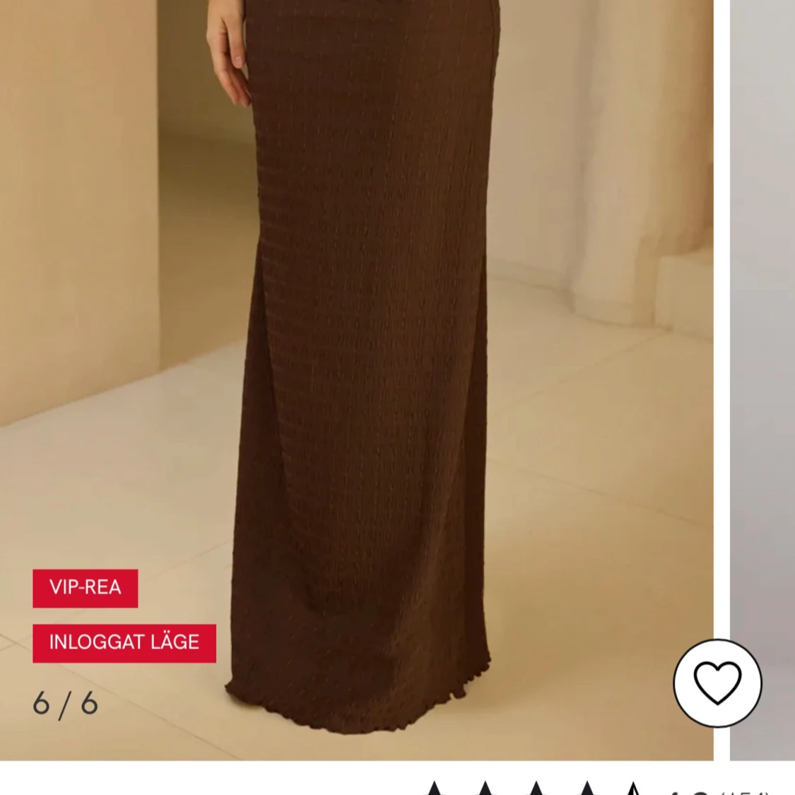 Structure Maxi kjol Nelly - 3