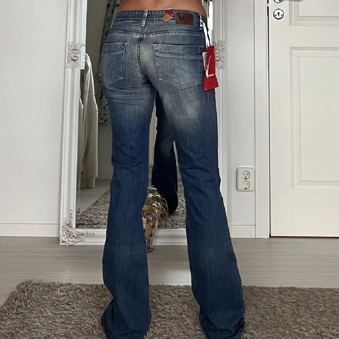 Lågmidjade jeans  - 1