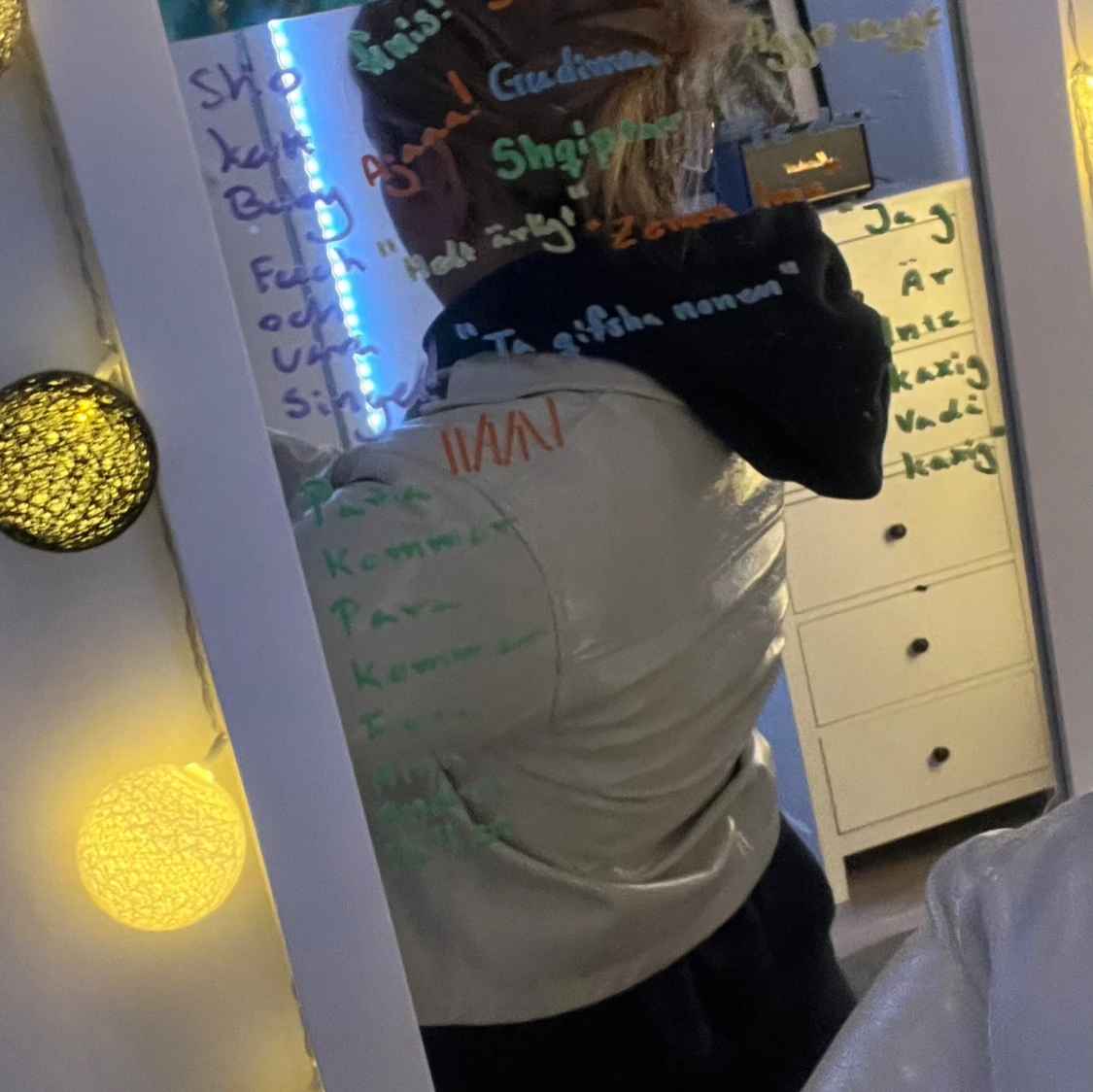 Créme vit skinnjacka från NLY Trend - 1