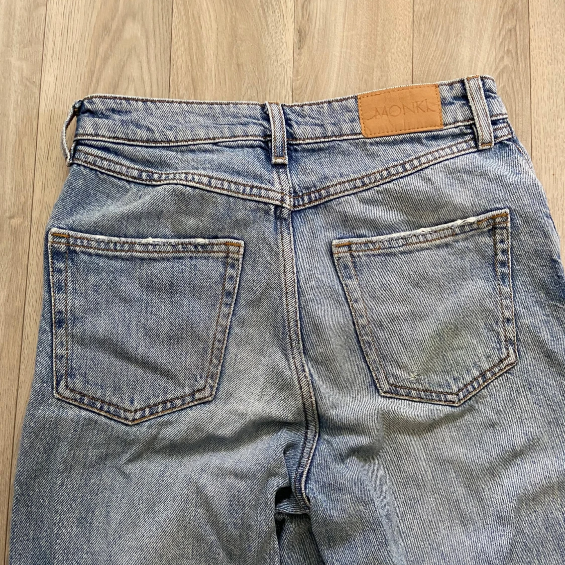 Monki midwaist wide leg jeans - 1