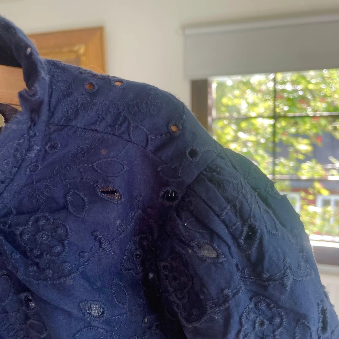 Mörkblå spetstopp - 4