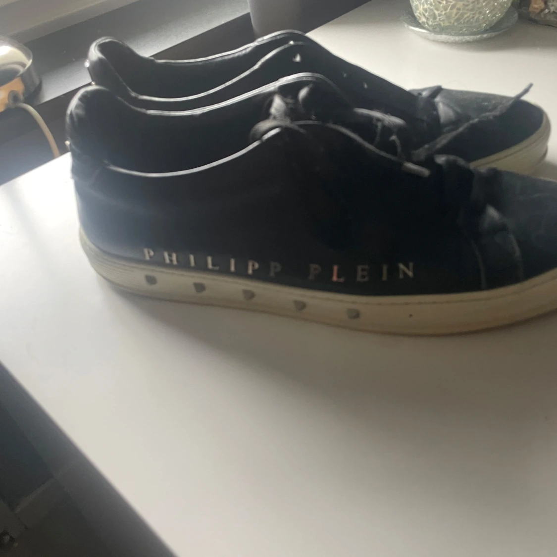 Svarta Philipp Plein sneakers - 1