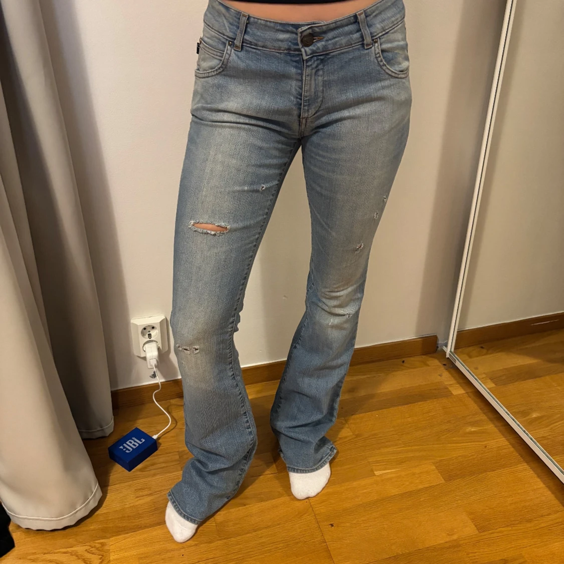 Lågmidjade bootcut Jeans 