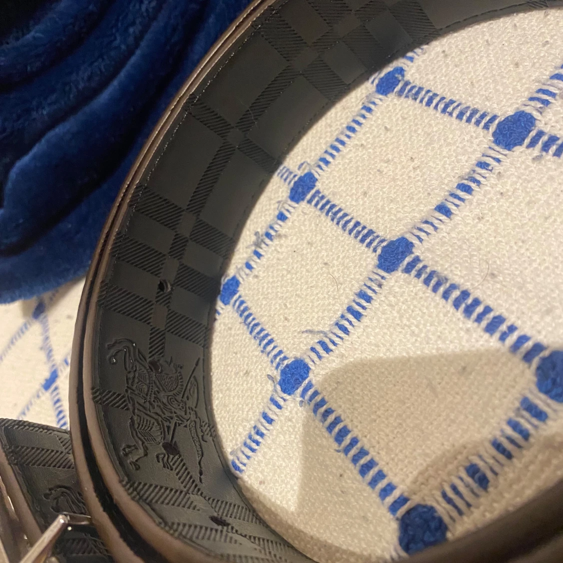 Burberry bälte med klassiskt rutmönster - 1