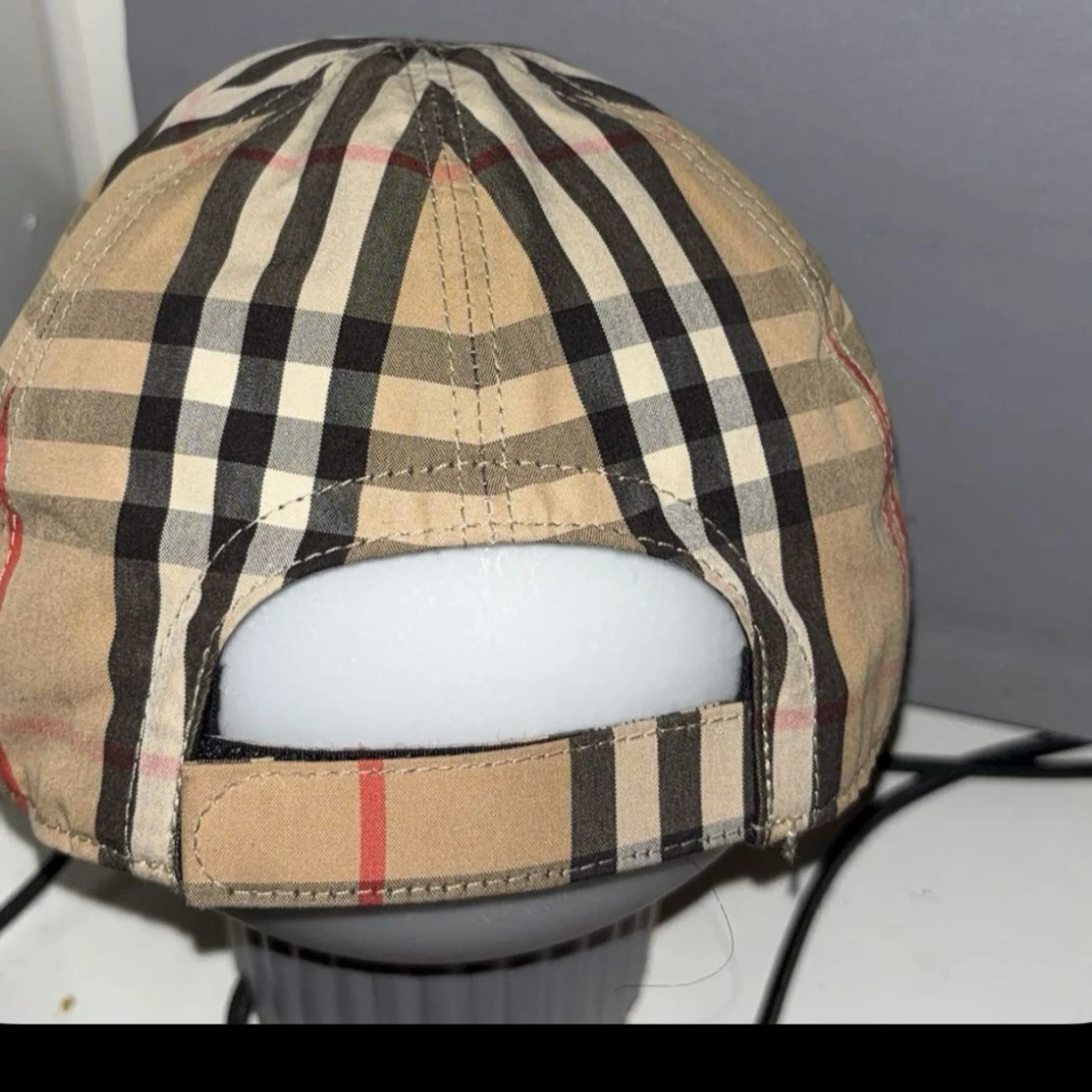 Äkta Burberry rutig keps  - 1