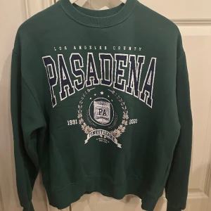 Tjocktröja/sweatshirt - Grön sweatshirt från bershka i stl xs.💕 Skriv vid bättre bild och pris