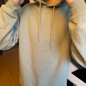 Grön hoodie - Säljer en grön hoodie ifrån Smog i storlek M. Den är lite nopprig vid halsen därav priset. 