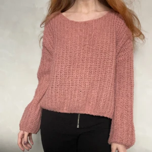 Stickad Jumper XS - Stl XS, Old Rose 