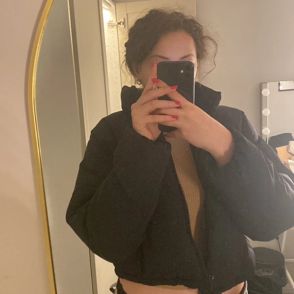 En kort vinter jacka