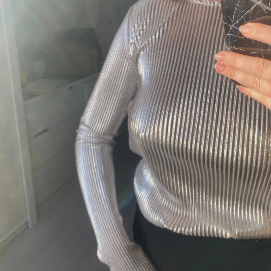 Silvrig festtröja - 90