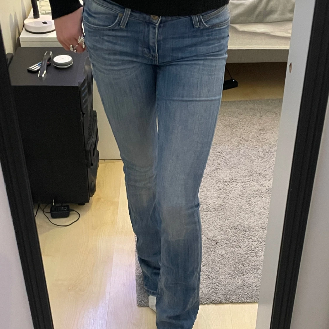 Lågmidjade jeans