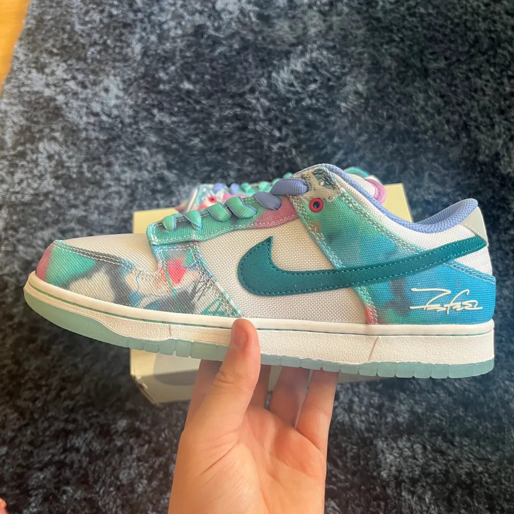 Nike Sb Dunk Futura Laboratories Bleached aqua EU42,5 . Skor.