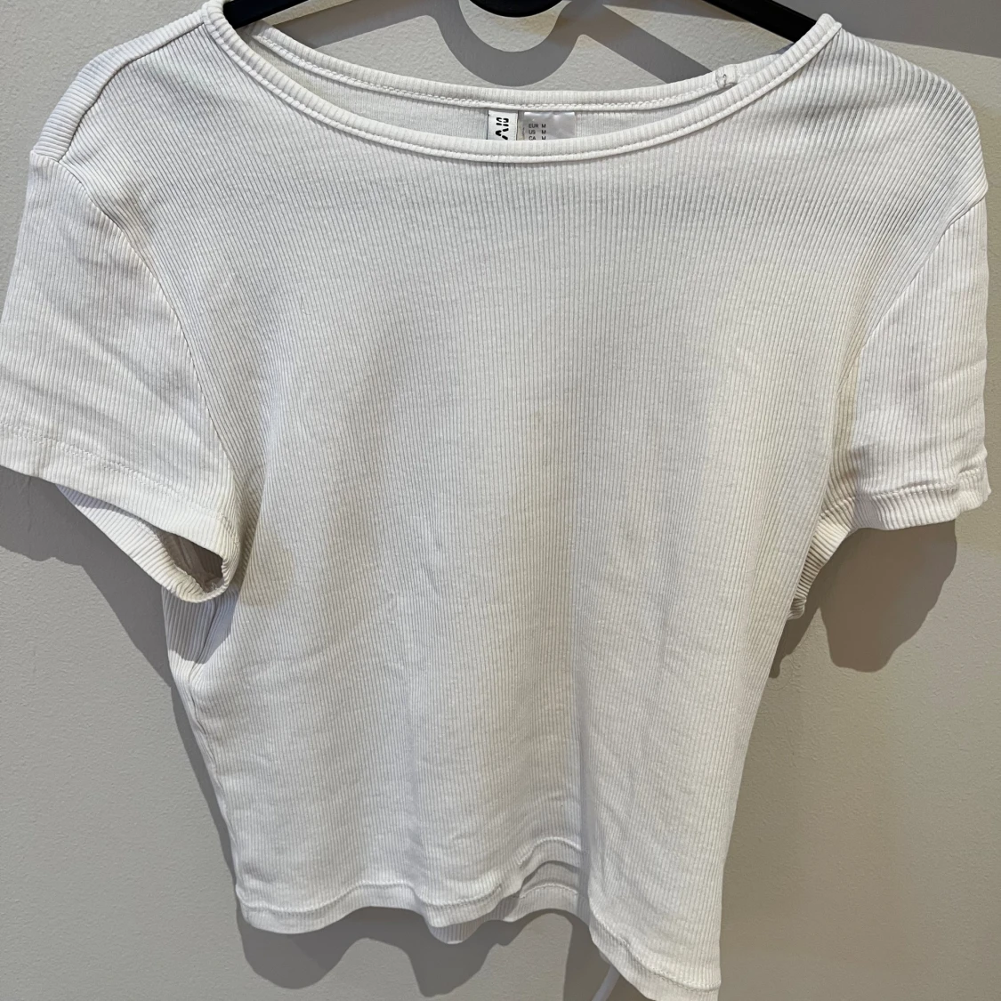 Basic vit t-shirt - 90