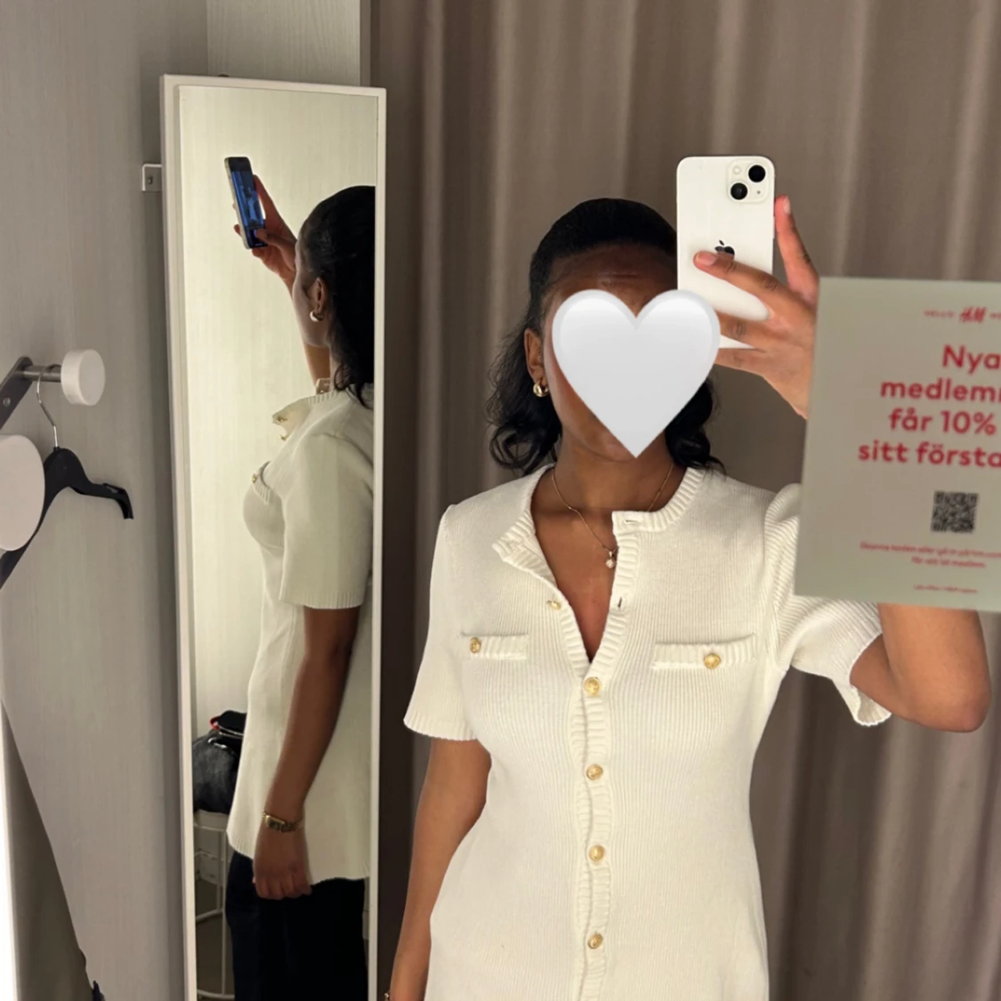 STICKAD KLÄNNING H&M - 90