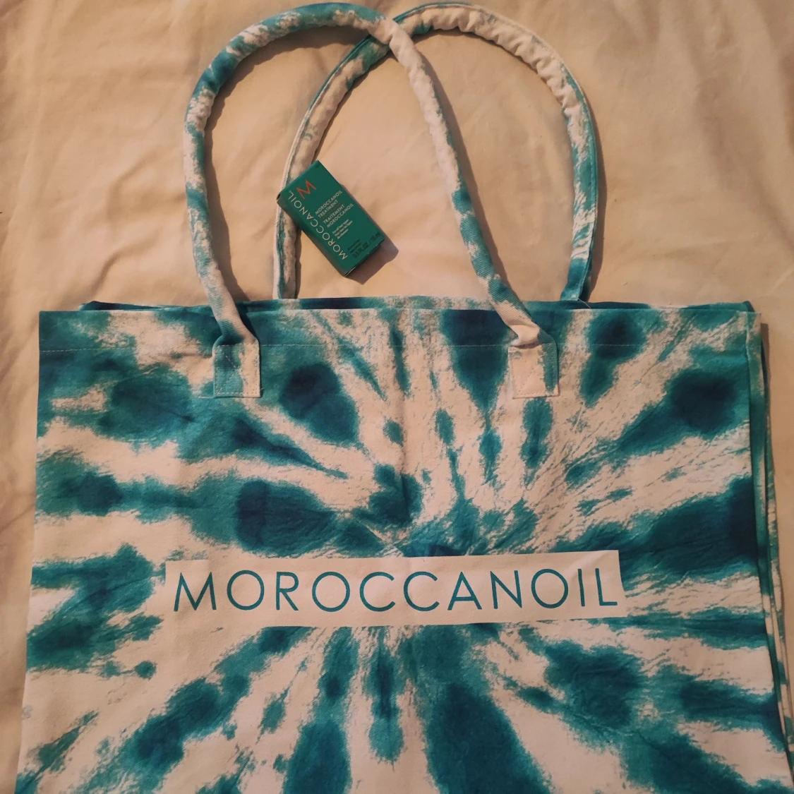 Strand väska + hår olja