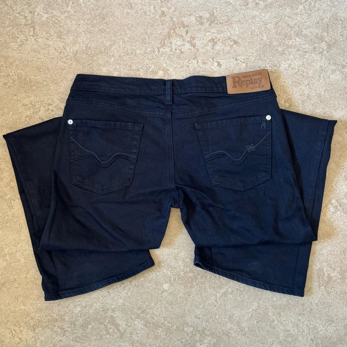 Dam Replay W 442, 032 Bootcut Svarta Jeans - 2