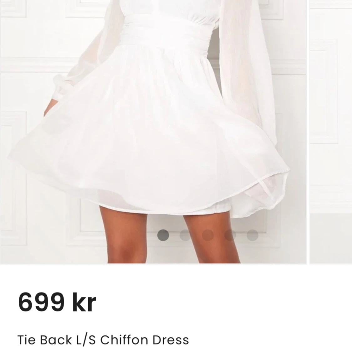 Vit Klänning från Bubbleroom  - 93