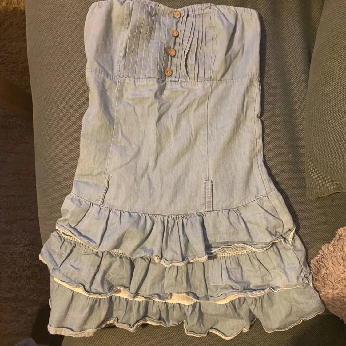 Jeans bandeauklänning  - 91