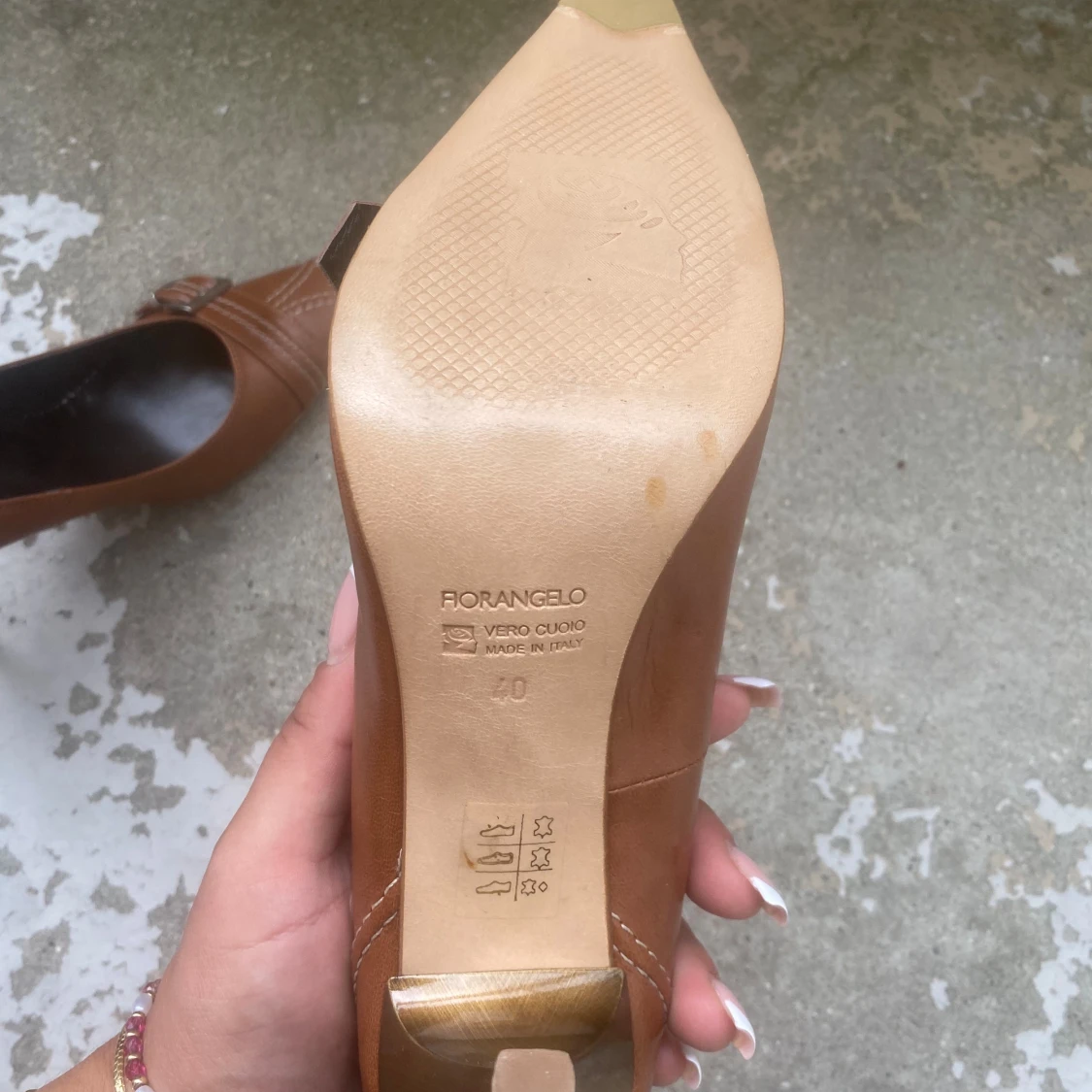 Bruna klack skor - 91