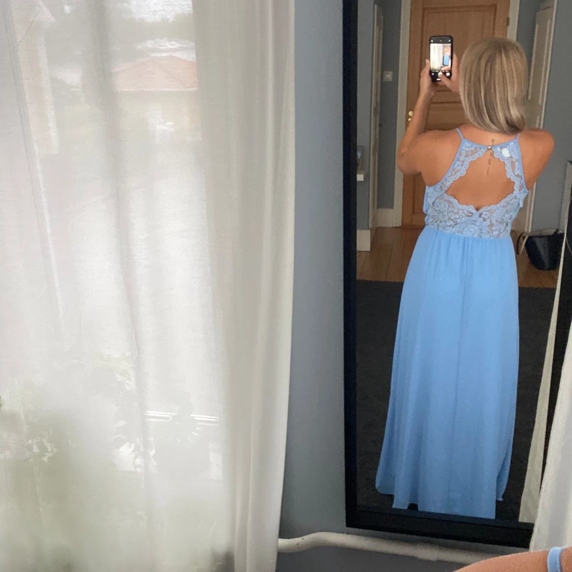Blå klänning  - 91
