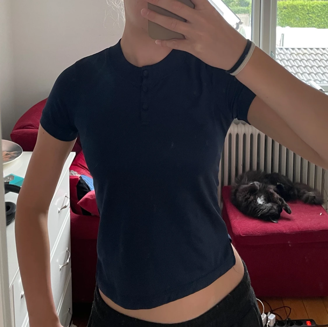 Mörkblå topp från JH Collection