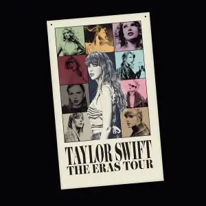 En stor ”affisch” i tyg. Officiell merch. Köpte två på Taylor’s konsert i Stockholm. Säljer då en. (Skriv om ni har några frågor om mått osv).