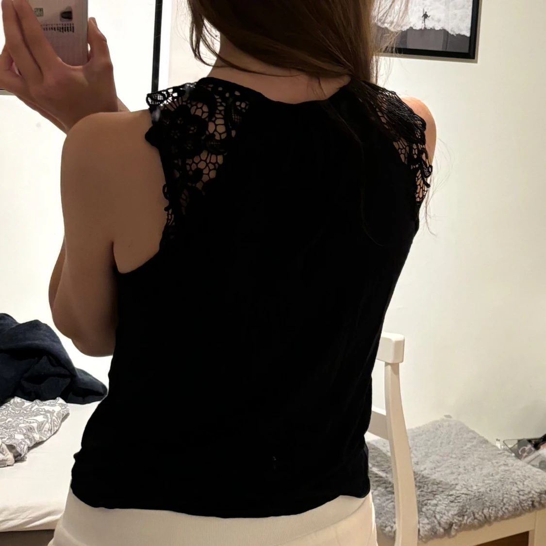 Gulligt spets linne - 90