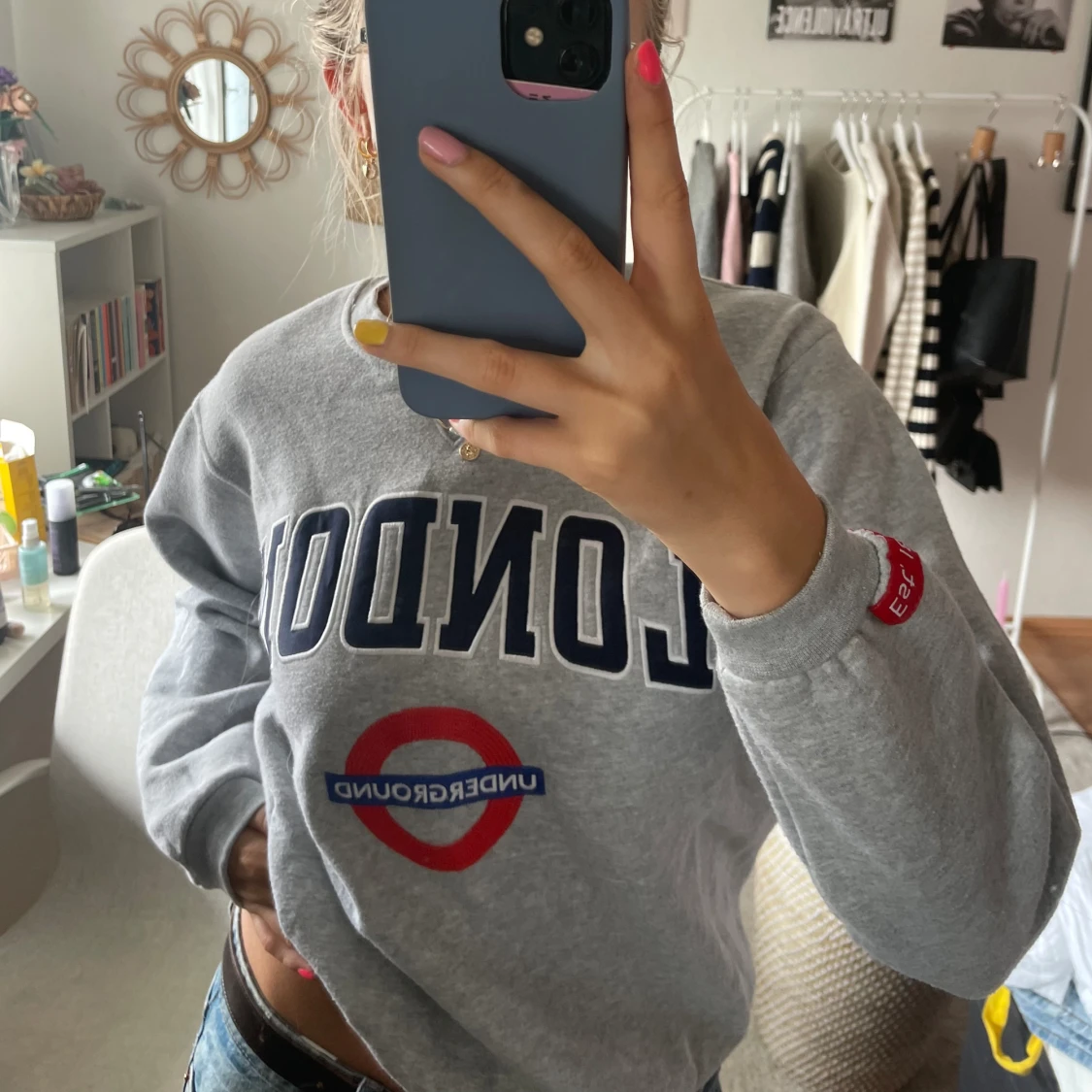 london underground sweatshirt  - 90