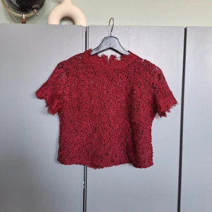 Zara topp, spetstopp, zaratopp, spetsblus  - Zara topp, spetstopp, zaratopp, spetsblus. Strl M men liten i storlek och passar mig med XS-S. Markerar den därför som S. Djurfritt och rökfritt. 